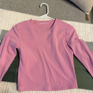 Pink Long Sleeve Top